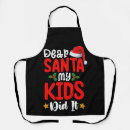 Search for kids christmas aprons Snow