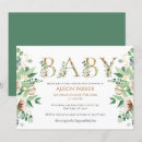 Search for botanical baby shower invitations Eucalyptus