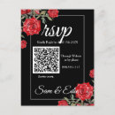 Search for red rose wedding rsvp cards Botanical