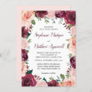 Search for burgundy border wedding invitations Floral