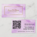 Search for purple foil business cards Qr code