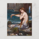 Search for mermaid paintings postcards John william waterhouse