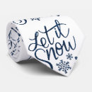 Search for let it snow ties Blue