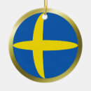 Search for swedish flag christmas tree decorations Sverige