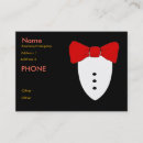 Search for bow chubby business cards Black