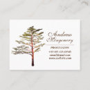 Search for pine tree business cards Wood