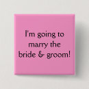 Search for official wedding badges Groom