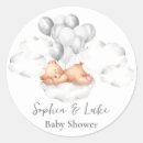 Search for grey bear stickers Baby shower