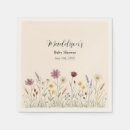 Search for wildflower napkins Rustic baby shower