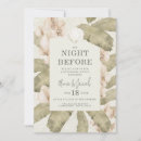 Search for coastal rehearsal dinner invitations The night before