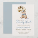 Search for dusty blue and gold invitations Boy