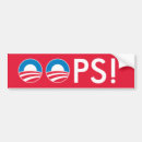 Search for oops bumper stickers Obama