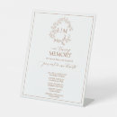 Search for in loving memory wedding signs Classic
