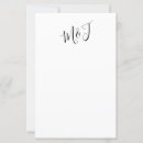 Search for weddings stationery paper Initials