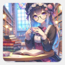 Search for cute reading stickers Library