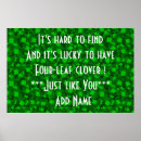Search for four leaf clover posters Birthday