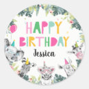Search for animal safari stickers Birthday party