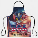 Search for patriotic aprons Red white blue