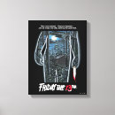 Search for horror movie canvas prints Jason voorhees