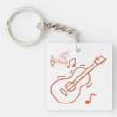 Search for guitar key rings Music