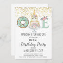 Search for pink gold unicorn invitations Watercolor