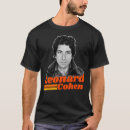 Search for leonard cohen tshirts Retro
