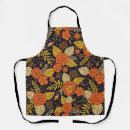 Search for retro floral aprons Orange