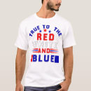 Search for true blue tshirts America