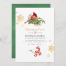 Search for bird christmas invitations Watercolor
