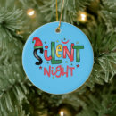 Search for silent night christmas tree decorations Xmas
