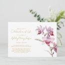 Search for orchid funeral invitations In loving memory