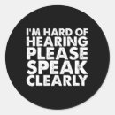 Search for hard of hearing stickers Accessibility