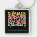 Search for beach sayings key rings Retro