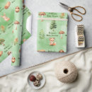 Search for woodland baby shower wrapping paper Rustic