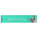Search for teal name plates Aqua