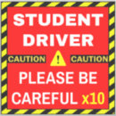 Search for stop signs bumper stickers Warning