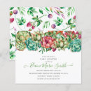 Search for succulent baby shower invitations Greenery