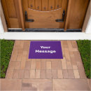 Search for purple doormats Simple