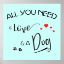 Search for for dog lovers posters I love dogs
