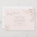Search for pink gold floral baby shower invitations Blush and gold