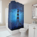 Search for lighthouse shower curtains Blue