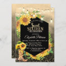 Search for western sweet 16 invitations Sunflowers