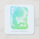Search for ocean waves business cards Mermaid