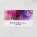 Search for fractals business cards Pink