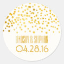 Search for confetti dots stickers Gold foil