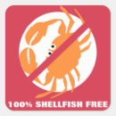 Search for red alert stickers Food allergies