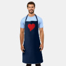 Search for big red aprons Heart