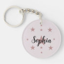 Search for pink star key rings Pastel