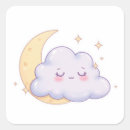 Search for kawaii clouds stickers Moon
