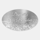 Search for silver 50th birthday stickers Glitter